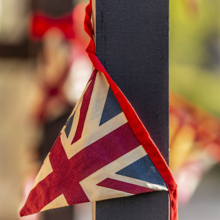 Union Jack Bunting made from 100% cotton and is machine washable at 30° 