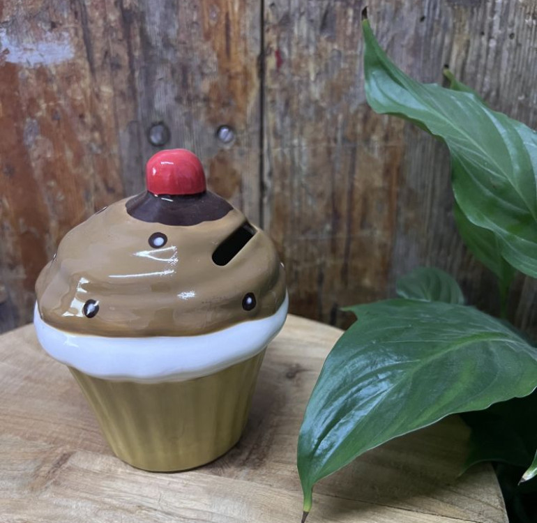 ceramic muffin money box