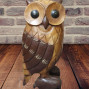 Hand carved wooden owl 20