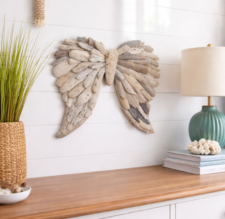 Handmade Driftwood Angel Wings