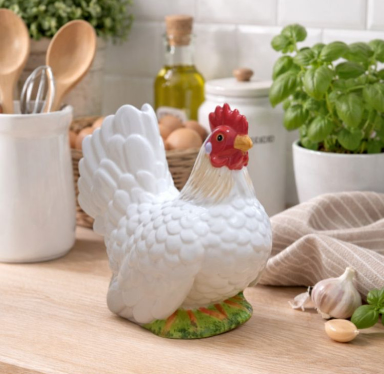 A ceramic hand painted money box/ piggy bank in the shape and design of a brown dachshund