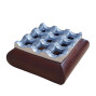 a handmade square and metal topped ashtray