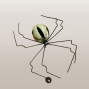 Hand Crafted Metal Small Spider