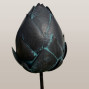 Metal Hand Painted Poppy