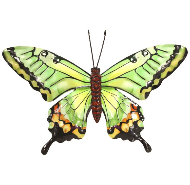 small recycled metal butterflies