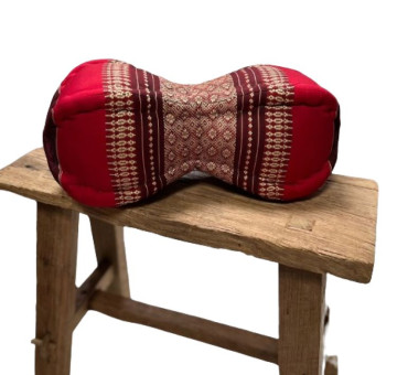 kapok filled handmade cushion peanut shaped to give neck support