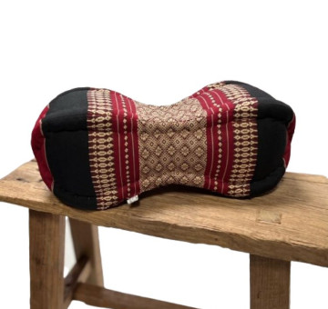 kapok filled handmade cushion peanut shaped to give neck support
