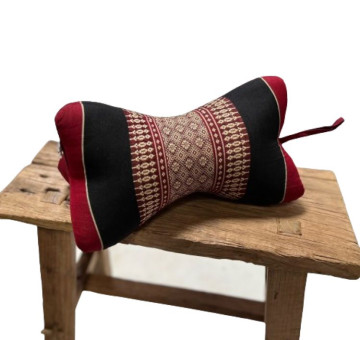 kapok filled handmade cushion peanut shaped to give neck support