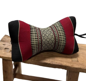 kapok filled handmade cushion peanut shaped to give neck support