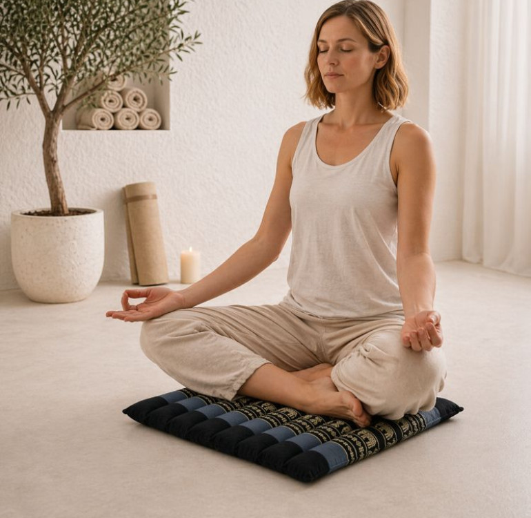 kapok filled handmade cushion peanut shaped to give neck support