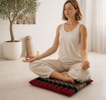 kapok filled handmade cushion peanut shaped to give neck support