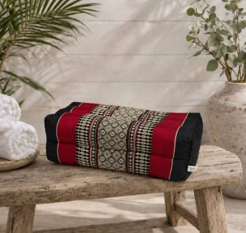 kapok filled handmade cushion peanut shaped to give neck support
