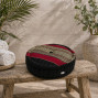 kapok filled handmade cushion peanut shaped to give neck support