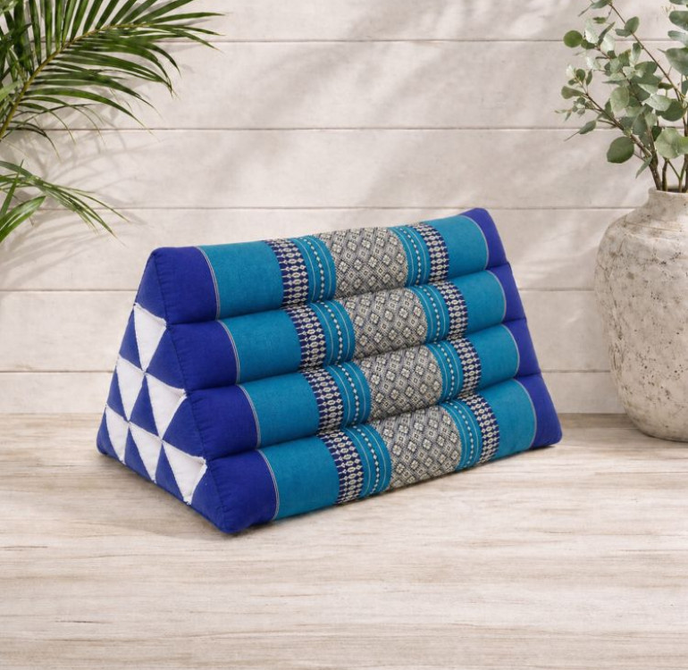 kapok filled handmade cushion peanut shaped to give neck support