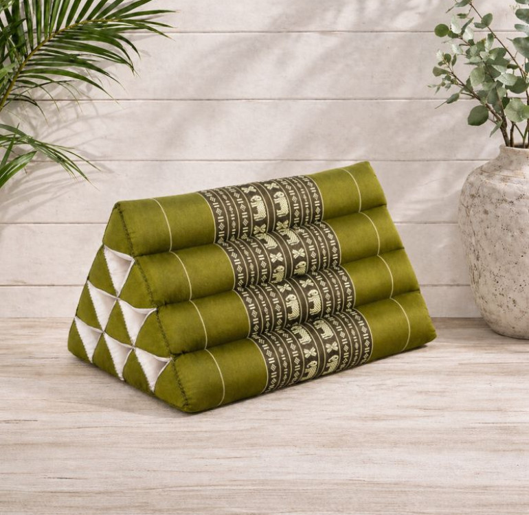 kapok filled handmade cushion peanut shaped to give neck support