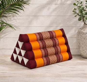 kapok filled handmade cushion peanut shaped to give neck support