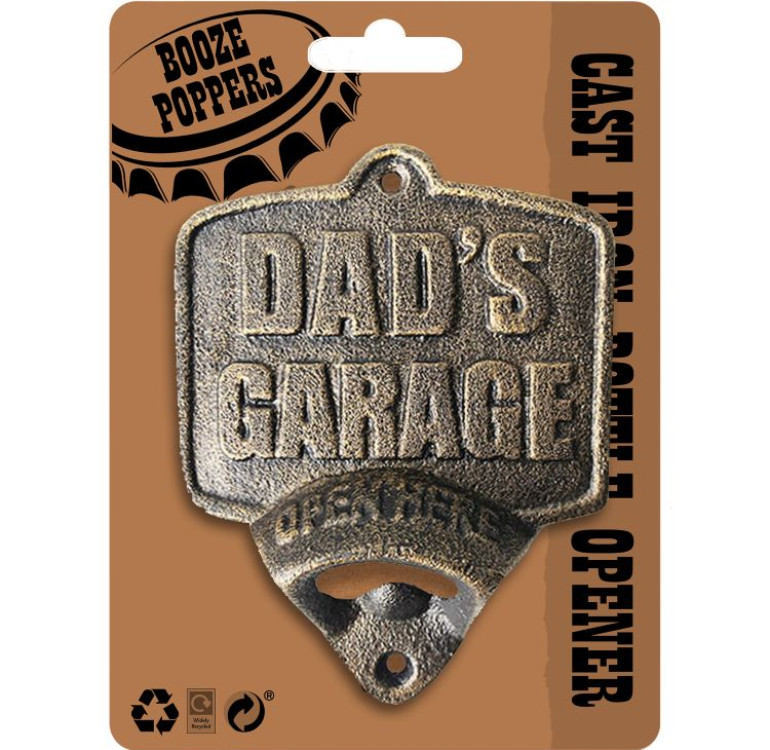 a cast iron bottle opener in the shape of a spanner