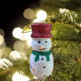 handmade hand painted snowman decoration