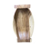 a hand carved rustic country style wooden bowl