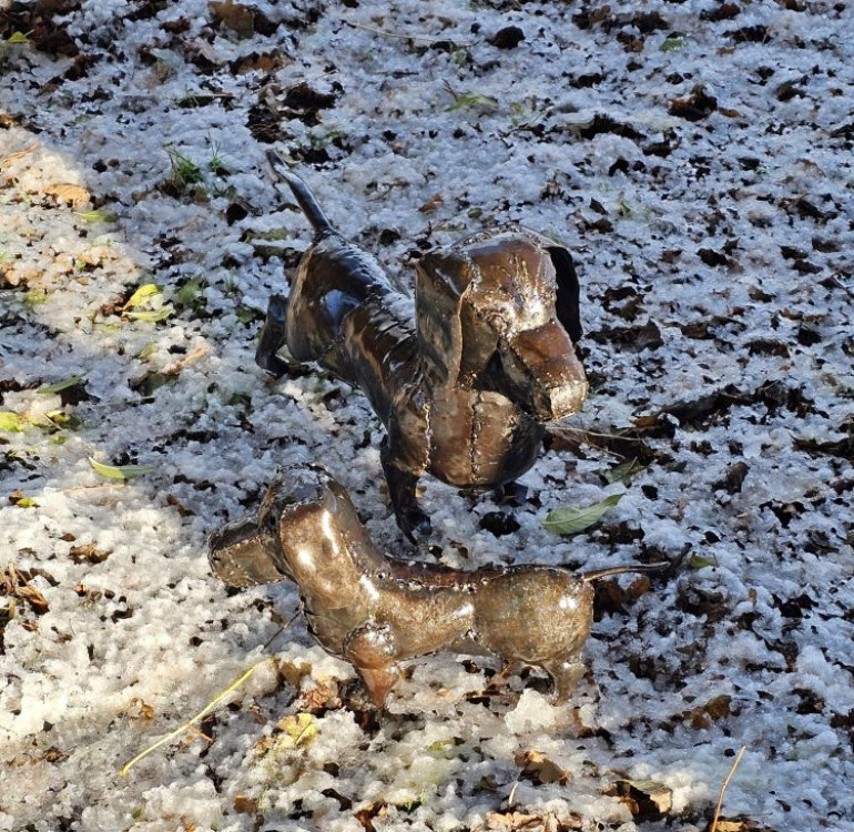 Hand Crafted Metal Mouse