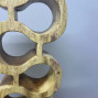 Carved Wooden Wine Rack snake