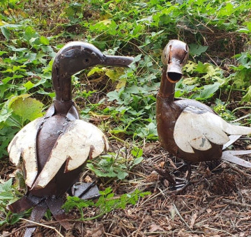 Hand Crafted Metal Duckling