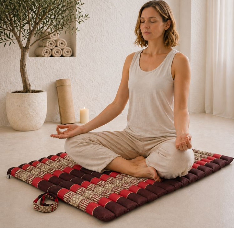 kapok filled handmade cushion peanut shaped to give neck support