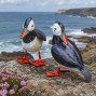 Metal Sculpture African Creations Puffin