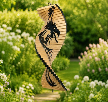 Dragon painted spinner