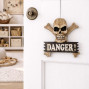 Danger skull and crossbones Pirate Plaque