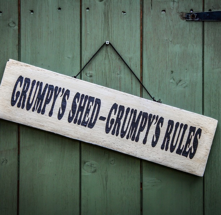 Grumpy's Shed - Grumpy's Rules