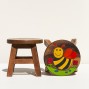 Hand Crafted Stool Bumblebee