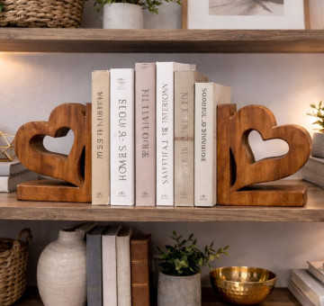 Heart Book Ends