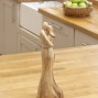 Carved Wooden Embrassing Couple