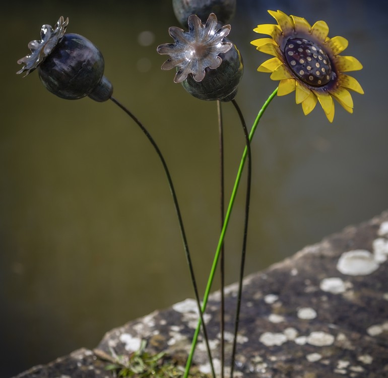 Hand Crafted Flowers Poppy Seed Head