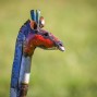Recycled Metal Giraffe Coloured
