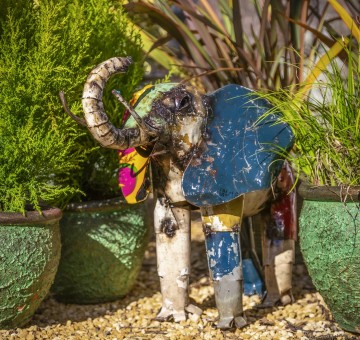 Recycled Metal Elephant