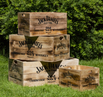 Wooden Jack Daniels Crates