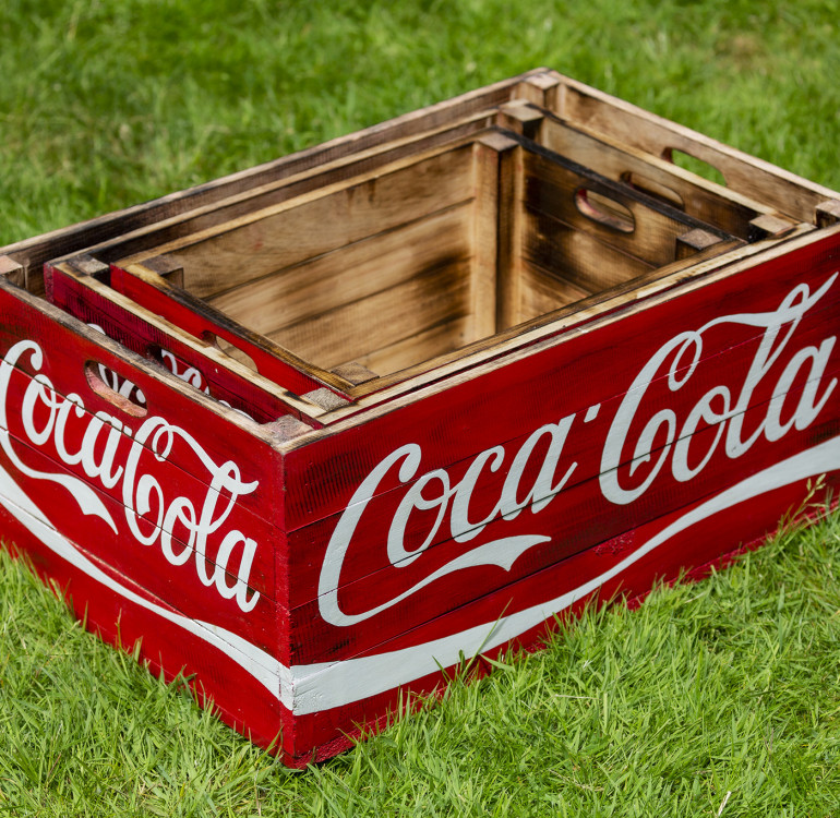 Wooden Coca Cola Crates