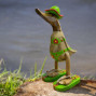 Bamboo Bikini Duck with Flip Flops