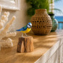 Hand Carved Blue Tit