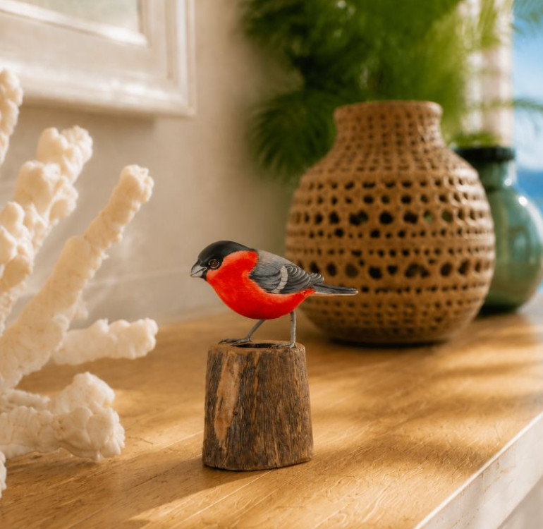 Hand Carved Bullfinch