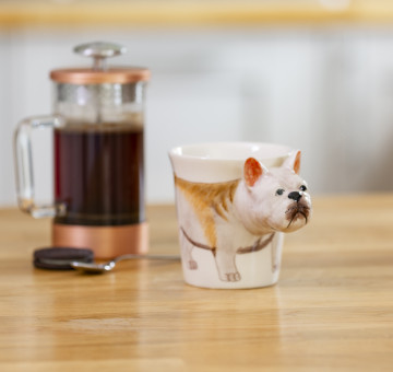 Bulldog Porcelain Mug