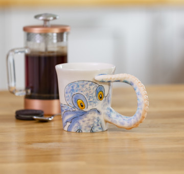 Octopus Porcelain Mug