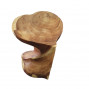 large-heart-twist-wooden-stool