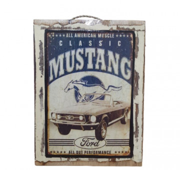 Vintage Printed Pictures Ford Mustang