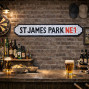 St James Park Stadium Wooden Street Sign