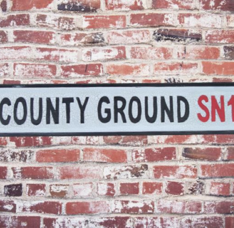 County Ground Football Street Sign