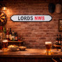Lords Cricket Ground Wooden Street Sign