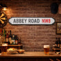 Abbey Road Wooden Street Sign